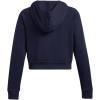 imageUnder Armour Womens Rival Fleece Cropped Full Zip410 Midnight Navy   White