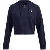 imageUnder Armour Womens Rival Fleece Cropped Full Zip410 Midnight Navy   White