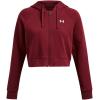imageUnder Armour Womens Rival Fleece Cropped Full Zip625 Cardinal   White