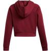 imageUnder Armour Womens Rival Fleece Cropped Full Zip625 Cardinal   White