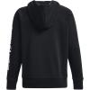imageUnder Armour Womens Rival Fleece Graphic Hoodie001 Black   White