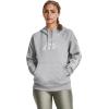 imageUnder Armour Womens Rival Fleece Graphic Hoodie012 Mod Gray Light Heather   White