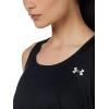 imageUnder Armour Womens Tech Solid Tank TopBlack 001Metallic Silver