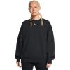 imageUnder Armour Women Rival Fleece Oversized Crew001 Black   White