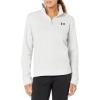 imageUnder Armour Womens Armourfleece Quarter Zip Hoodie014 Halo Gray Light Heather   Black