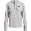 imageUnder Armour Womens Left Chest Armourfleece Hoodie014 Halo Gray Light Heather   Black