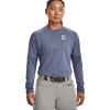imageUnder Armour Womens Softball Crew Pullover 22Aurora Purplewhite