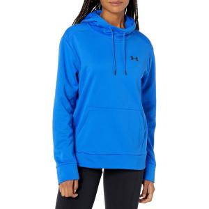 imageUnder Armour Womens Left Chest Armourfleece Hoodie486 Versa Blue   Black