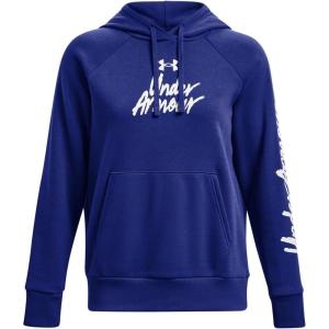 imageUnder Armour Womens Rival Fleece Graphic Hoodie400 Royal   White