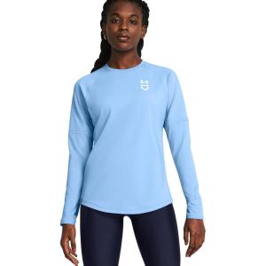 imageUnder Armour Womens Softball Crew Pullover 22475 Carolina Blue   White