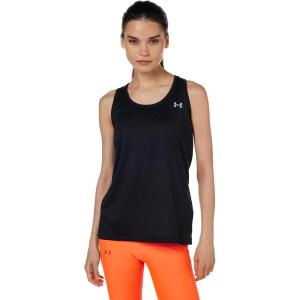 imageUnder Armour Womens Tech Solid Tank TopBlack Metallic Silver