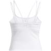 imageUnder Armour Womens Motion Strappy Tank Top101 White   Halo Gray