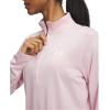imageUnder Armour Womens Tech Twist Quarter Zip647 Prime Pink   White