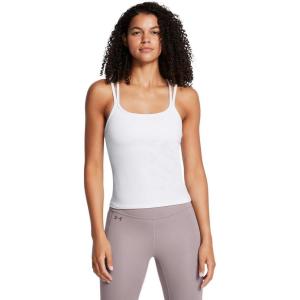 imageUnder Armour Womens Motion Strappy Tank Top101 White   Halo Gray