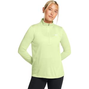 imageUnder Armour Womens Tech Twist Quarter Zip383 Retro Green   White