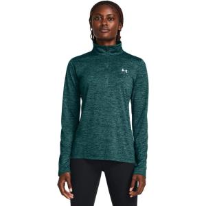 imageUnder Armour Womens Tech Twist Quarter Zip449 Hydro Teal   White