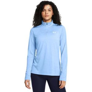 imageUnder Armour Womens Tech Twist Quarter Zip465 Horizon Blue   White