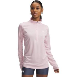 imageUnder Armour Womens Tech Twist Quarter Zip647 Prime Pink   White