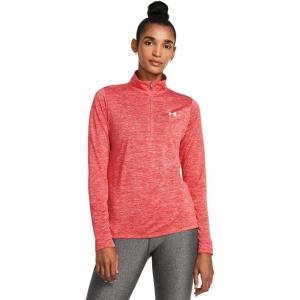 imageUnder Armour Womens Tech Twist Quarter Zip814 Red Solstice   White