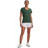 imageUnder Armour Womens Tech VNeck Twist ShortSleeve TShirt331 Intensity  Ambrosia  Metallic Silver