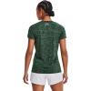 imageUnder Armour Womens Tech VNeck Twist ShortSleeve TShirt331 Intensity  Ambrosia  Metallic Silver