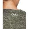 imageUnder Armour Womens Tech VNeck Twist ShortSleeve TShirt390 Marine Od Green  White  Metallic Silver