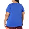 imageUnder Armour Womens Tech VNeck Twist ShortSleeve TShirt400 Team Royal   Metallic Silver