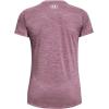 imageUnder Armour Womens Tech VNeck Twist ShortSleeve TShirt501 Misty Purple  White  Metallic Silver