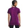 imageUnder Armour Womens Tech VNeck Twist ShortSleeve TShirt514 Rivalry  Strobe  Metallic Silver