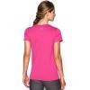 imageUnder Armour Womens Tech VNeck Twist ShortSleeve TShirt652 Rebel Pink   Metallic Silver