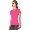 imageUnder Armour Womens Tech VNeck Twist ShortSleeve TShirt652 Rebel Pink   Metallic Silver