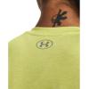 imageUnder Armour Womens Tech VNeck Twist ShortSleeve TShirt743 Lime Yellow  White  Metallic Silver