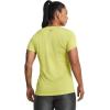 imageUnder Armour Womens Tech VNeck Twist ShortSleeve TShirt743 Lime Yellow  White  Metallic Silver