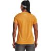 imageUnder Armour Womens Tech VNeck Twist ShortSleeve TShirt782 Rise  White  Metallic Silver