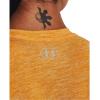 imageUnder Armour Womens Tech VNeck Twist ShortSleeve TShirt782 Rise  White  Metallic Silver