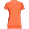 imageUnder Armour Womens Tech VNeck Twist ShortSleeve TShirt800 Sunset Boulevard   Metallic Silver