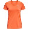 imageUnder Armour Womens Tech VNeck Twist ShortSleeve TShirt800 Sunset Boulevard   Metallic Silver