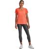 imageUnder Armour Womens Tech VNeck Twist ShortSleeve TShirt879 After Burn  White  Metallic Silver