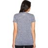 imageUnder Armour Womens Tech VNeck Twist ShortSleeve TShirtAcademy Metallic Silver