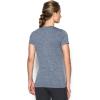 imageUnder Armour Womens Tech VNeck Twist ShortSleeve TShirtAurora Purple Metallic Silver