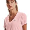 imageUnder Armour Womens Tech VNeck Twist ShortSleeve TShirtBeta Tint 658Metallic Silver