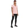 imageUnder Armour Womens Tech VNeck Twist ShortSleeve TShirtBeta Tint 658Metallic Silver