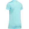 imageUnder Armour Womens Tech VNeck Twist ShortSleeve TShirtBlue Haze
