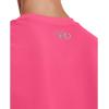 imageUnder Armour Womens Tech VNeck Twist ShortSleeve TShirtCerise 653Metallic Silver