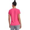 imageUnder Armour Womens Tech VNeck Twist ShortSleeve TShirtCerise 653Metallic Silver
