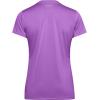 imageUnder Armour Womens Tech VNeck Twist ShortSleeve TShirtExotic Bloom 568Metallic Silver