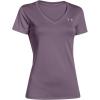 imageUnder Armour Womens Tech VNeck Twist ShortSleeve TShirtFlint 033Metallic Silver