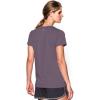 imageUnder Armour Womens Tech VNeck Twist ShortSleeve TShirtFlint 033Metallic Silver