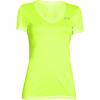 imageUnder Armour Womens Tech VNeck Twist ShortSleeve TShirtFuel Green 363Metallic Silver