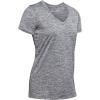 imageUnder Armour Womens Tech VNeck Twist ShortSleeve TShirtGray